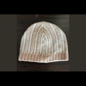 J Crew Lambswool Cashmere Tan Hat Beanie NWT 39$